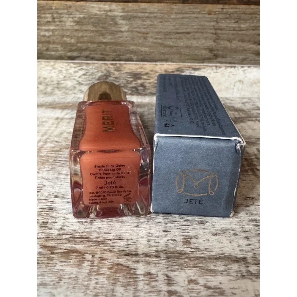 Merit Shade Slick Hydrating Tinted Lip Oil – Jeté Sheer Natural‎ | MSRP = $24
